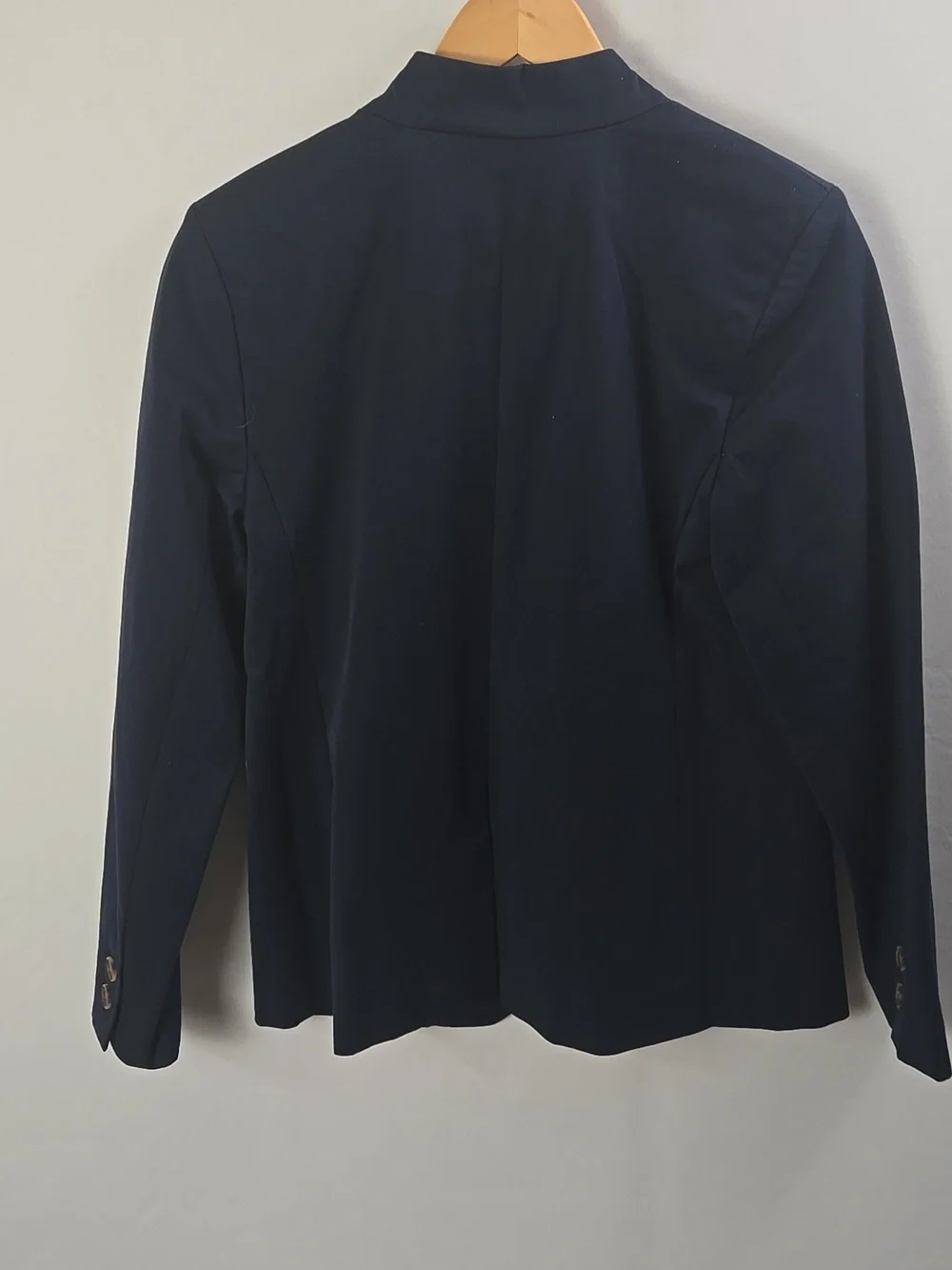 Old Navy Blue Blazer Jacket Women's Sz 8 Preppy Academia Business Casual